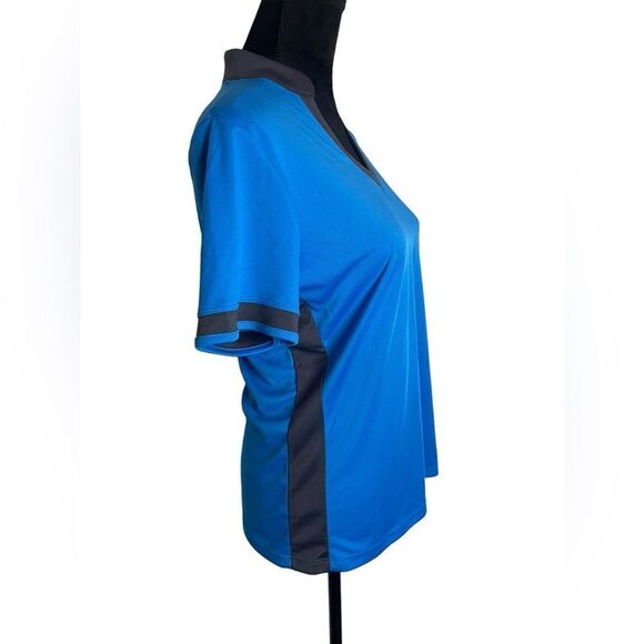NWT CALLAWAY GOLF OPTI-DRI SUN PROTECTION POLO IN BLUE WOMENS SIZE MEDIUM - Picture 9 of 11